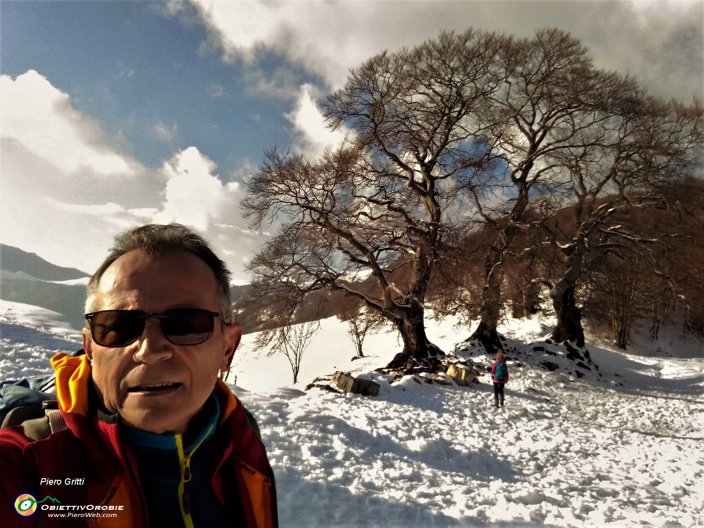 94 Slefie con i bellissimi  secolari Tre Faggi.jpg